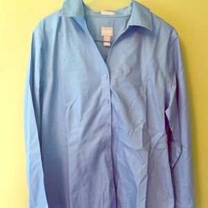 Chico blue dress shirt
